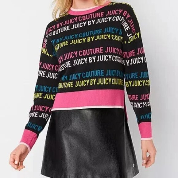 Juicy Couture Sweaters - Juicy By Juicy Couture NWT Women Crew Neck Long Sleeve Pullover Sweater Size XXL